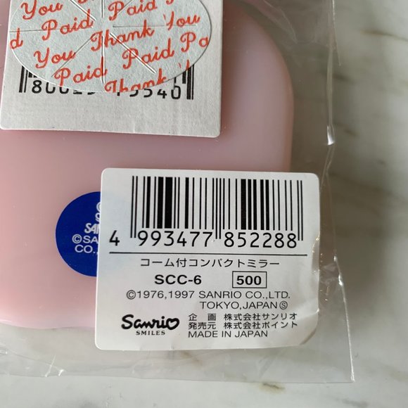 vintage 1997 hello kitty unopened brand new pocket mirror + comb - Picture 4 of 8